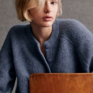 Sezane- Othello Cardigan (Ice Blue)- Size S- Brand New with tags